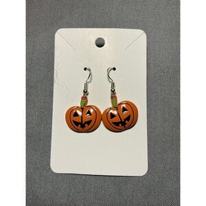 Halloween Pumpkin Earrings‎